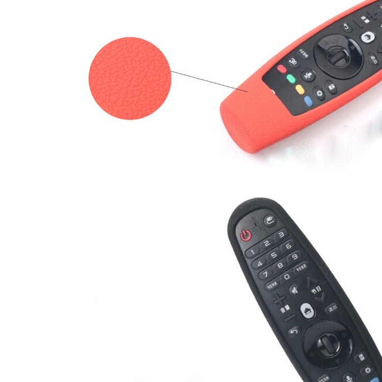 Suitable for LG Smart TV Remote Control Protective Case AN-MR600 AN-MR650a Dynamic Remote Control Silicone Case(Black) - Remote Control Covers by PMC TechLife | Online Shopping South Africa | PMC TechLife