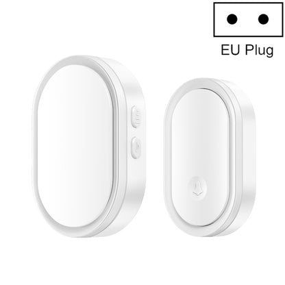 CACAZI A99 Home Smart Remote Control Doorbell Elderly Pager, Style:EU Plug(White) - Wireless Doorbell by CACAZI | Online Shopping South Africa | PMC Jewellery