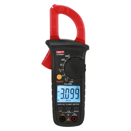 UNI-T  UT200A+ 400A Digital Clamp Multimeter AC/DC Voltage Detector Frequency Resistance Tester - Digital Multimeter by UNI-T | Online Shopping South Africa | PMC Jewellery | Buy Now Pay Later Mobicred