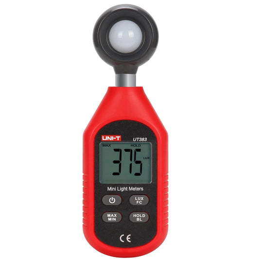 UNI-T UT383 200,000 LUX Digital Luxmeter Luminance Light Meter With LCD Backlit Display - Light & Sound Meter by UNI-T | Online Shopping South Africa | PMC Jewellery | Buy Now Pay Later Mobicred