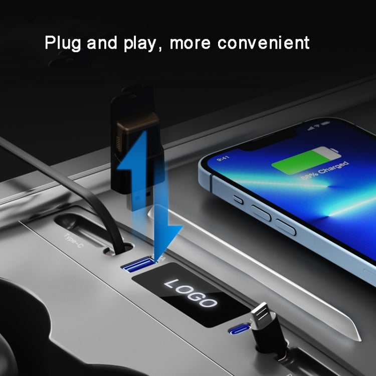 For Tesla Model 3 / Y 27W Quick Interior Charger Intelligent 8 Pin Docking Station HUB - free shipping - PMC TechLife - Order now!
