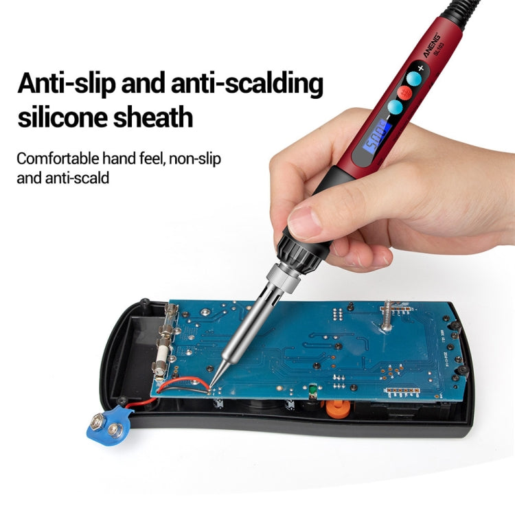 ANENG 60W Adjustable Temperature Electric Soldering Iron Welding Tool, US Plug(SL103) - Electric Soldering Iron by ANENG | Online Shopping South Africa | PMC Jewellery