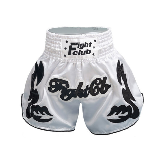 ZhuoAo Muay Thai/Boxing/Sanshou/Fighting Shorts for Men and Women, Size:XXL(White Cool) - Sportswear by ZhuoAo | Online Shopping South Africa | PMC Jewellery | Buy Now Pay Later Mobicred