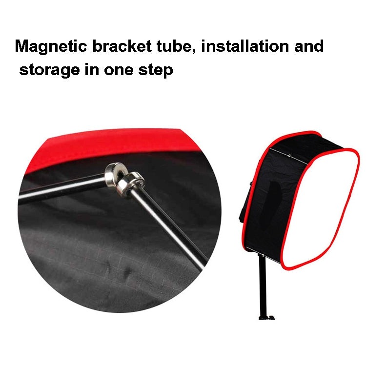 Universal Portabl Collapsible LED Video Light Softbox Diffuser for Yongnuo Godox Photographic Lighting -  by PMC TechLife | Online Shopping South Africa | PMC TechLife