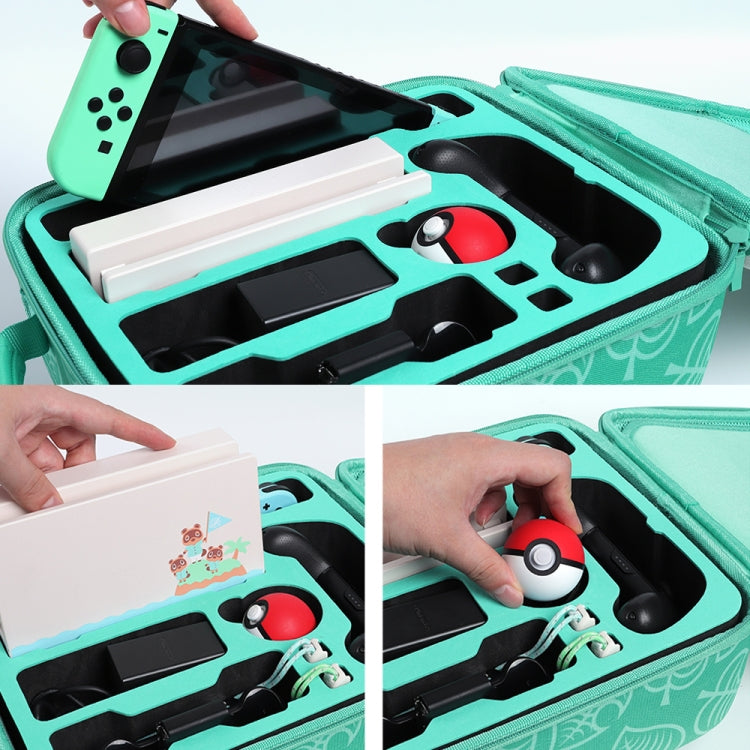 Animal Forest Friends Themed Game Machine Storage Bag For Switch, Style:Vertical section A - Bags by PMC TechLife | Online Shopping South Africa | PMC TechLife | Buy Now Pay Later Mobicred