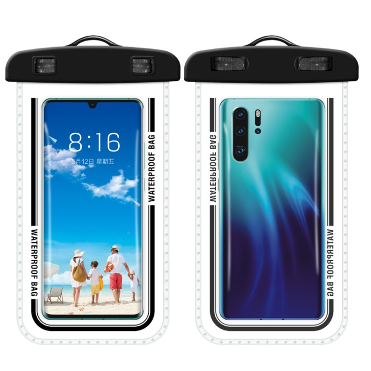 2 PCS Transparent Waterproof Cell Phone Case Swimming Cell Phone Bag Macaron Red - Waterproof Bag by PMC TechLife | Online Shopping South Africa | PMC TechLife