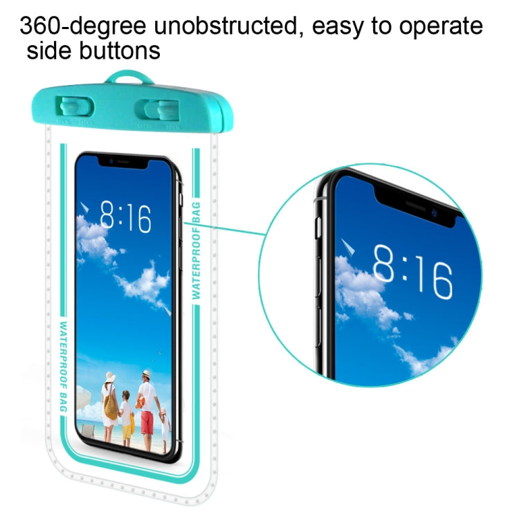 2 PCS Transparent Waterproof Cell Phone Case Swimming Cell Phone Bag Macaron Red - Waterproof Bag by PMC TechLife | Online Shopping South Africa | PMC TechLife
