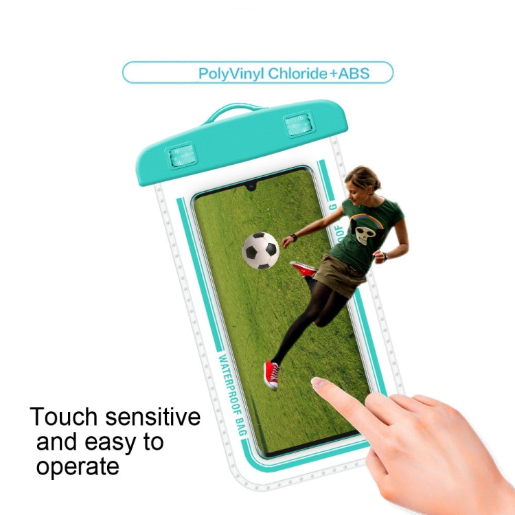 2 PCS Transparent Waterproof Cell Phone Case Swimming Cell Phone Bag Macaron Red - Waterproof Bag by PMC TechLife | Online Shopping South Africa | PMC TechLife
