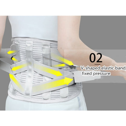 Steel Plate Support Warm And Breathable Waist Belt Waist Orthosis, Size:XL - Corrector by PMC Jewellery | Online Shopping South Africa | PMC Jewellery