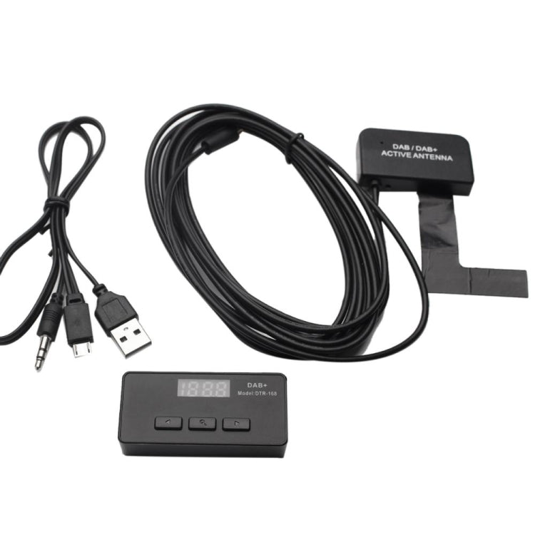 DAB+Digital Broadcasting Receiver Box Car DAB+Receiver Box with FM Forwarding - free shipping - PMC TechLife - Order now!