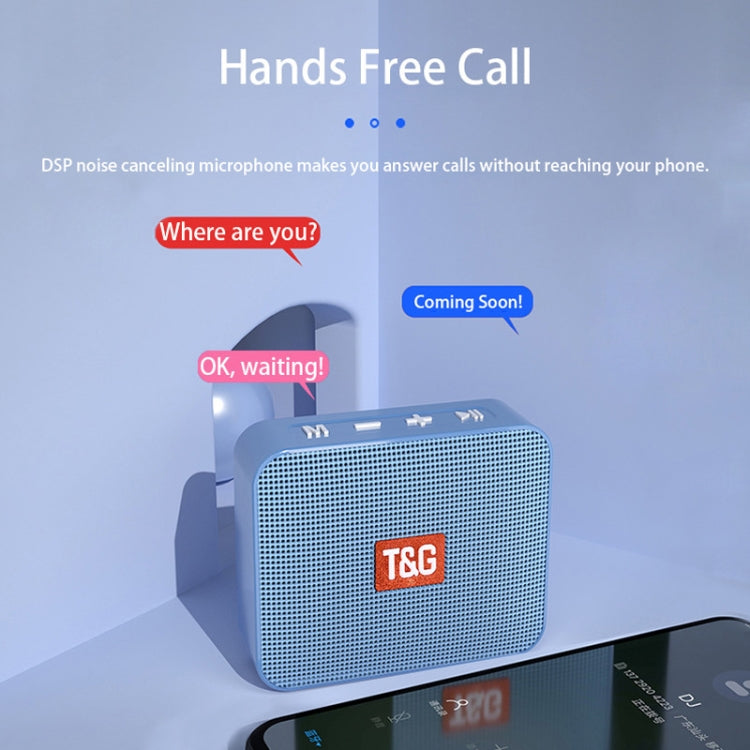 T&G TG166 Color Portable Wireless Bluetooth Small Speaker(Blue) - Mini Speaker by T&G | Online Shopping South Africa | PMC TechLife | Buy Now Pay Later Mobicred
