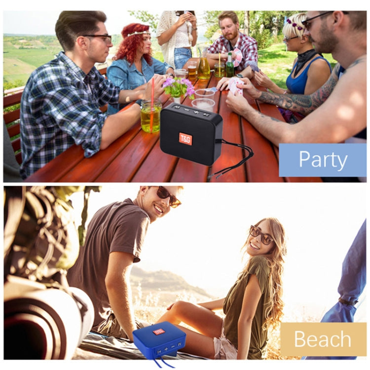 T&G TG166 Color Portable Wireless Bluetooth Small Speaker(Red) - Mini Speaker by T&G | Online Shopping South Africa | PMC TechLife | Buy Now Pay Later Mobicred
