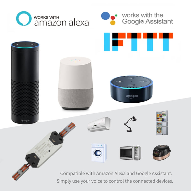 DIY WiFi Smart Light Switch Timer Universal Breaker Wireless Remote Control Works with Alexa Google Home Smart Home Automation - Home Automation Modules by PMC TechLife | Online Shopping South Africa | PMC TechLife