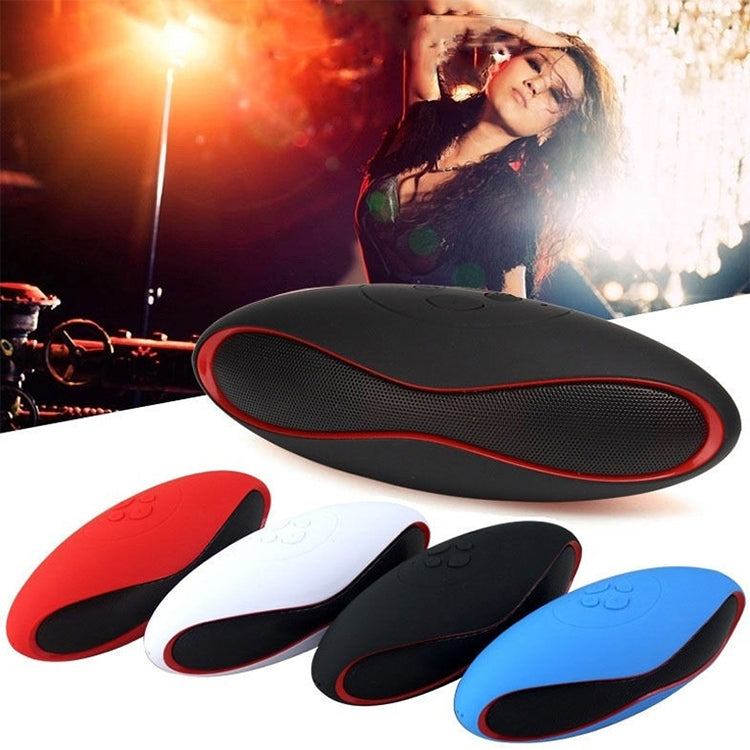 3D Stereo Mini Rugby Shape Bluetooth Speaker with TF Card Slot(Red) - Mini Speaker by PMC TechLife | Online Shopping South Africa | PMC TechLife