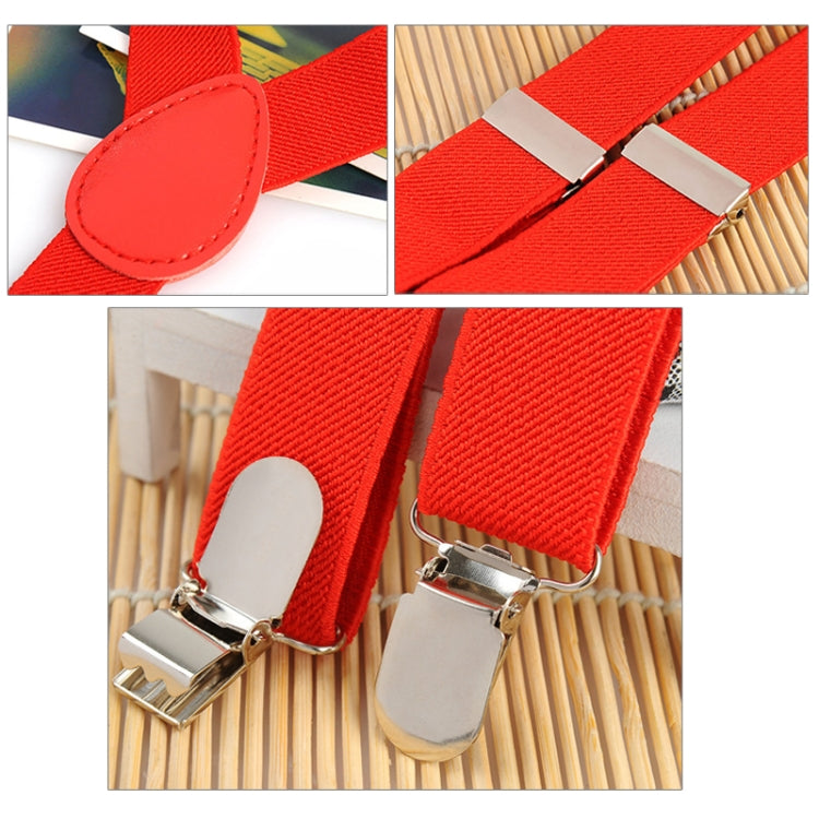 Candy-colored Stretch Polyester Adjustable Shoulder Strap Clip(Red) - Belts by PMC Jewellery | Online Shopping South Africa | PMC Jewellery