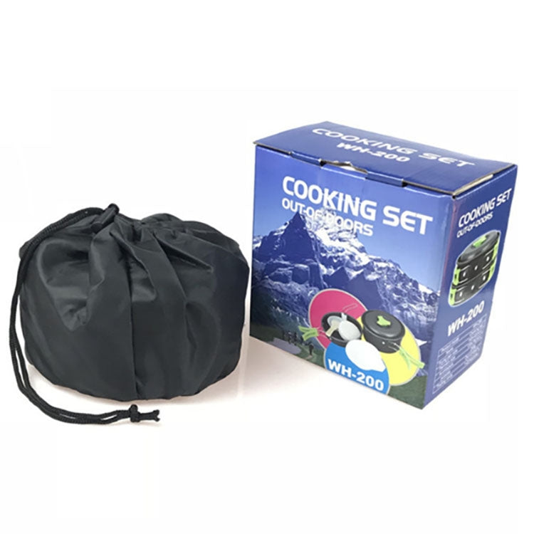 Camping cookware Outdoor cookware set(Black) - Cookwares & Tablewares by PMC Jewellery | Online Shopping South Africa | PMC Jewellery