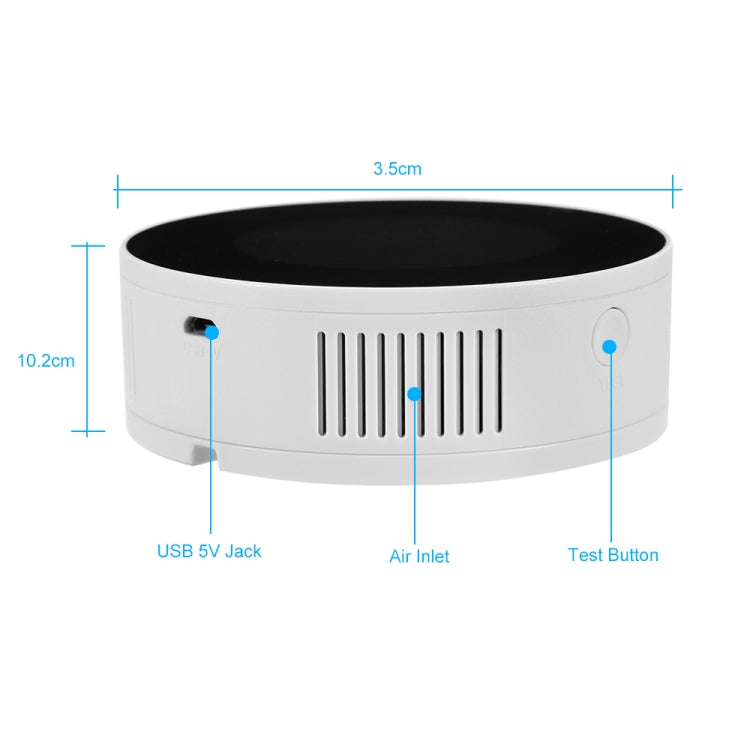 Gas Detector Alarm Leakage Sensor Natural Gas Leak Detector(Common On-site Audible and Vision Alarm) - Smoke Gas Detector by PMC Jewellery | Online Shopping South Africa | PMC Jewellery