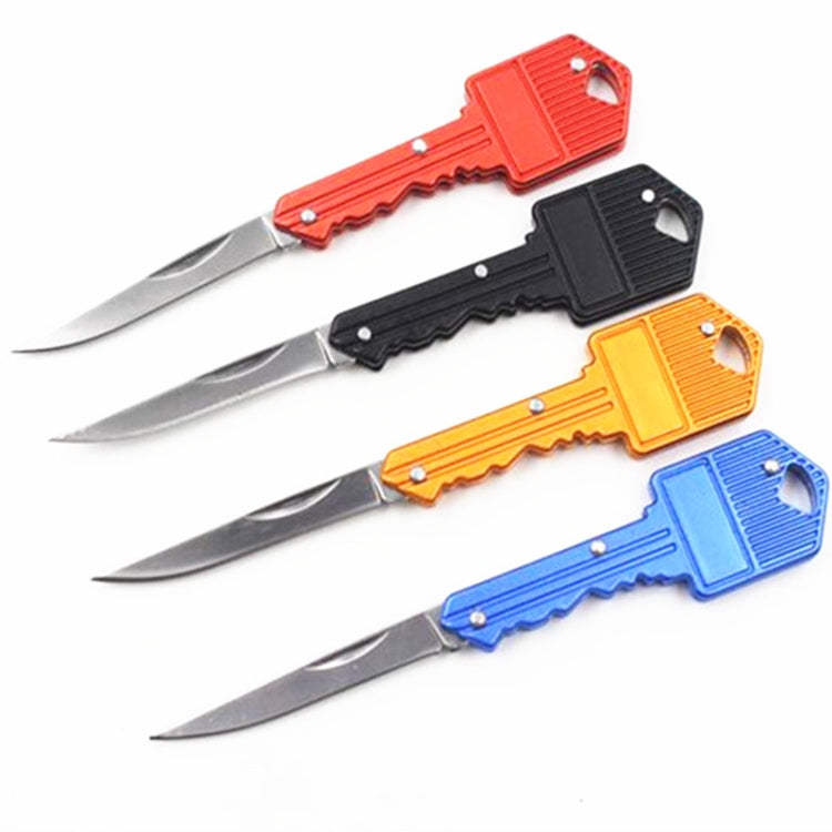 Key Chain Portable Folding Knife Peeler Mini Camping Key-shaped Self-defense Knife - Self-defense Protection by PMC Jewellery | Online Shopping South Africa | PMC Jewellery