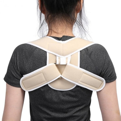 Adjustable Upper Back Shoulder Support Posture Corrector Adult Corset Spine Brace Back Belt, Size:M(Skin Color) - Corrector by PMC Jewellery | Online Shopping South Africa | PMC Jewellery