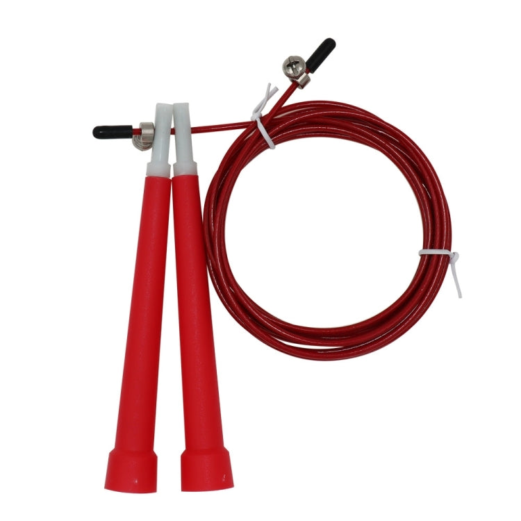 Steel Wire Skipping Skip Adjustable Fitness Jump Rope，Length: 3m(Red) - Fitness Equipments by PMC Jewellery | Online Shopping South Africa | PMC Jewellery