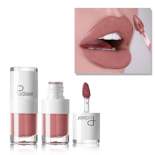 Liquid Matte Lipstick Waterproof Red Lip Makeup Long Lasting Lip Tint(E521) - Lips by PMC Jewellery | Online Shopping South Africa | PMC Jewellery