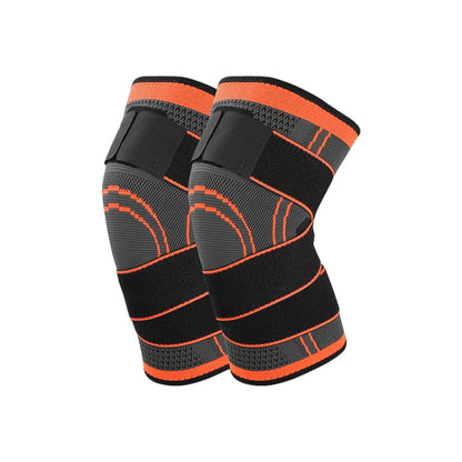 Fitness Running Cycling Bandage Knee Support Braces Elastic Nylon Sports Compression Pad Sleeve, Size:XXL(orange) - Sports Safety by PMC Jewellery | Online Shopping South Africa | PMC Jewellery