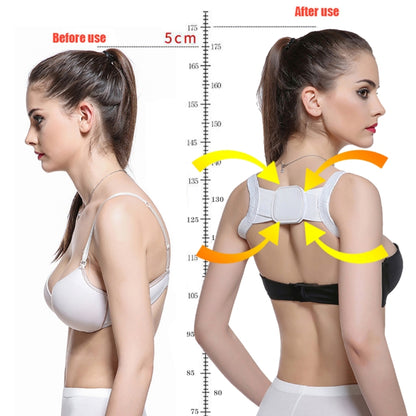 Adjustable Women Back Posture Corrector Shoulder Support Brace Belt Health Care Back Posture Belt, Size:XL(Black) - Corrector by PMC Jewellery | Online Shopping South Africa | PMC Jewellery