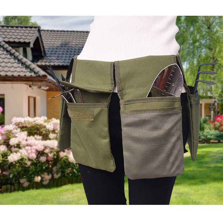 Garden Canvas Pocket Tool Storage Belt Bag - Storage Bags by PMC Jewellery | Online Shopping South Africa | PMC Jewellery