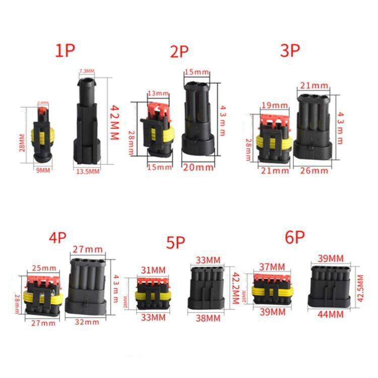 274 PCS / Box Car Waterproof Connector Multi-Function Cable Terminal Line - DIY Cables by PMC TechLife | Online Shopping South Africa | PMC TechLife