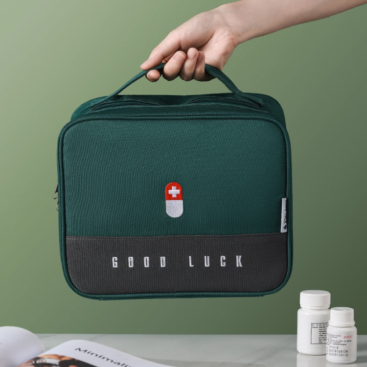Thickened Large-Capacity Multifunctional Medicine Box Family Portable Storage Bag(Green) - free shipping - PMC TechLife - Order now!