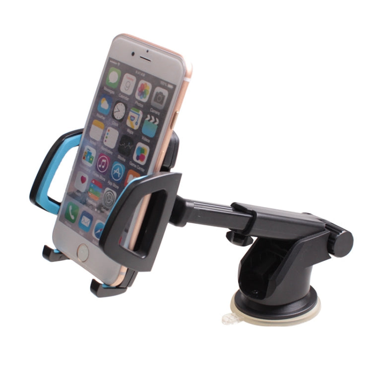 Car Phone Holder Car Air Outlet Mobile Phone Holder Suction Cup Navigation Instrument Panel General, Style:2 in 1(Blue) - Car Holders by PMC Jewellery | Online Shopping South Africa | PMC Jewellery