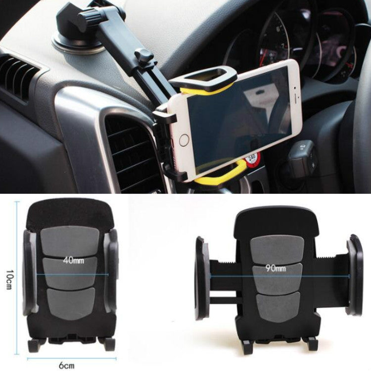 Car Phone Holder Car Air Outlet Mobile Phone Holder Suction Cup Navigation Instrument Panel General, Style:3 in 1(Blue) - Car Holders by PMC Jewellery | Online Shopping South Africa | PMC Jewellery