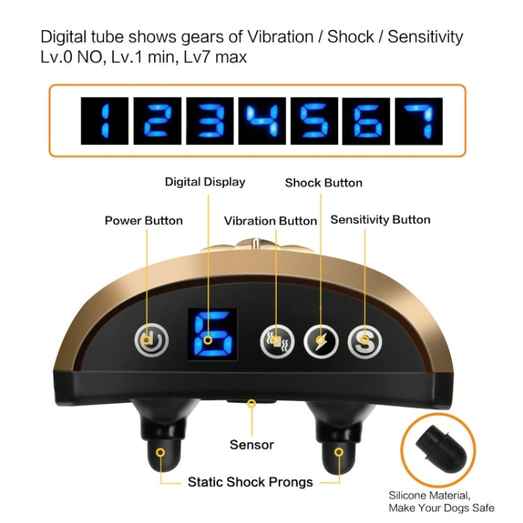 Digital Display Electronic Dog Training Device Pet Training Collar Bark Stop - free shipping - PMC TechLife - Order now!