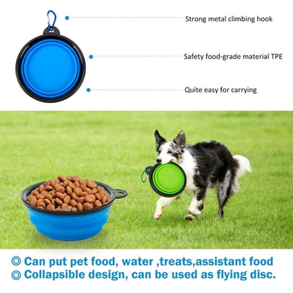 Pet Training Waist Bag With Belt Portable Outing Training Pet Snack Bag, Specification: Waist Bag+Folding Bowl - Pet Bags by PMC Jewellery | Online Shopping South Africa | PMC Jewellery