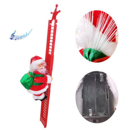 Electric Santa Claus Toy Christmas Children Gift Decoration, Specification: Red Ladder - Ornaments by PMC Jewellery | Online Shopping South Africa | PMC Jewellery