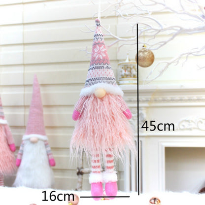 Christmas Faceless Dolls Holiday Decorations Children Gift, Style:32017(Pink) - Dolls by PMC Jewellery | Online Shopping South Africa | PMC Jewellery