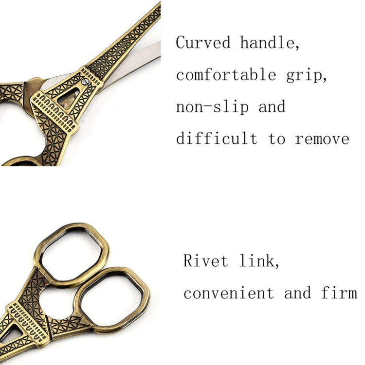 Stainless Steel Eiffel Tower Scissors Handmade Thread Tea Bag Scissors(Rose Gold) - free shipping - PMC TechLife - Order now!