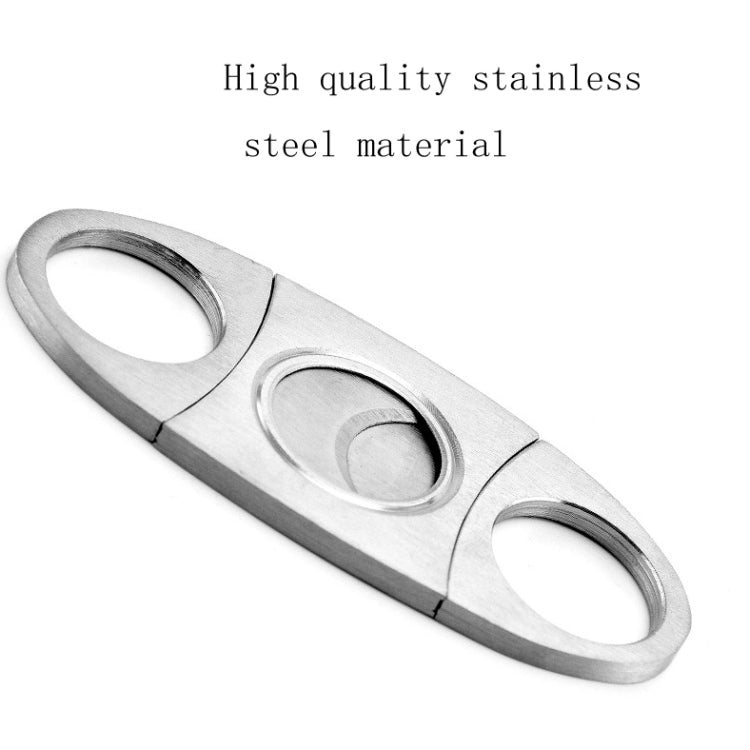 Stainless Steel Cigar Scissors Smoking Accessories Cutting Tools Metal Cigar Scissors - Cigarette Box & Ashtrays by PMC Jewellery | Online Shopping South Africa | PMC Jewellery