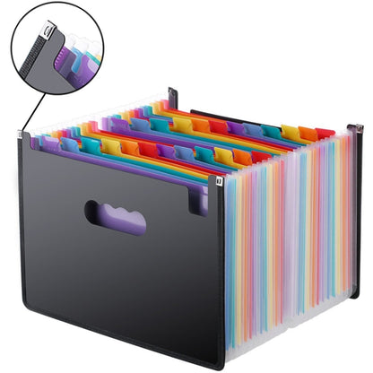 Organ Expanding Colored File Folder A4 Organizer Portable Business Office Supplies, Size: 33x23.5cm, Size:37 Pockets - File Folder by PMC Jewellery | Online Shopping South Africa | PMC Jewellery