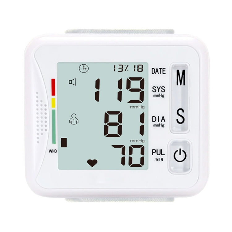 KWL-W01 Home Automatic Smart Wrist Electronic Sphygmomanometer, Style: English With Voice(White) - Sphygmomanometer by PMC TechLife | Online Shopping South Africa | PMC TechLife