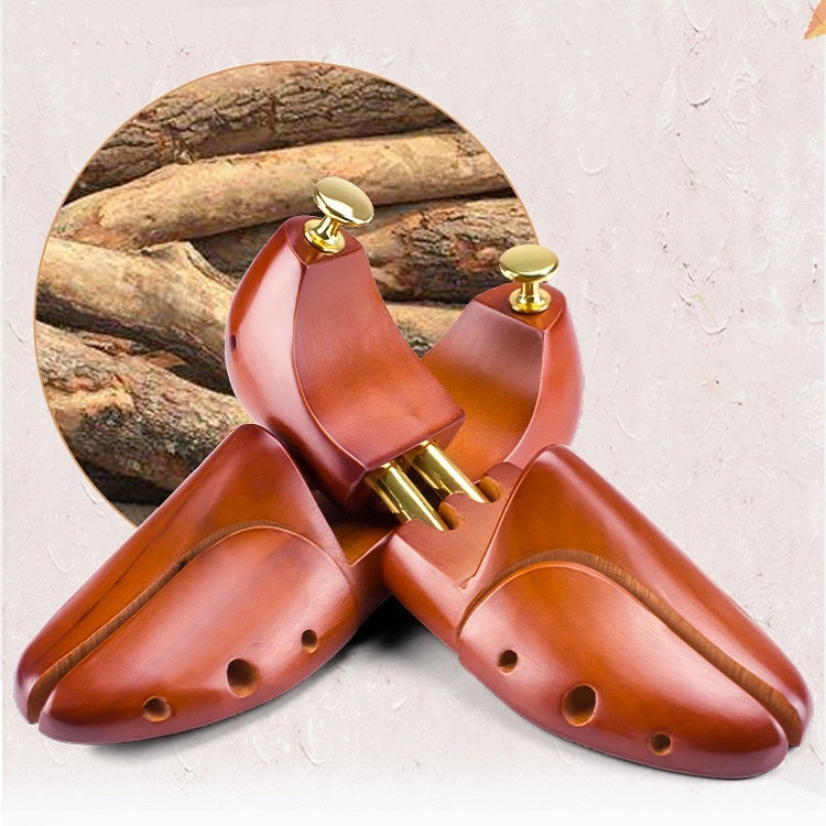 1 Pair Solid Wood Retractable Shoe Last Adjustable Shoe Supporter Shaping Moisture-Proof Shoe Support( 39-40) - Shoes Care by PMC Jewellery | Online Shopping South Africa | PMC Jewellery