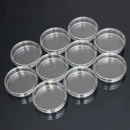 10 PCS Polystyrene Sterile Petri Dishes Bacteria Dish Laboratory Biological Scientific Lab Supplies, Size:90mm - Teaching Resources by PMC Jewellery | Online Shopping South Africa | PMC Jewellery