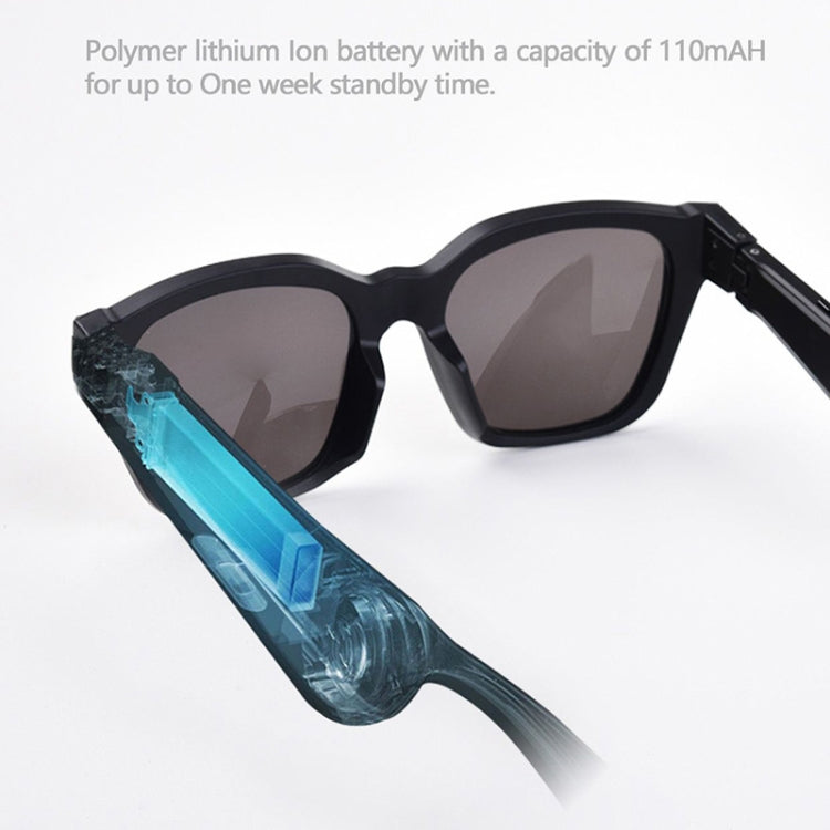 F002 Binaural Mini Smart Call Waterproof Bluetooth Glasses Earphone(Transparent) - Bluetooth Earphone by PMC Jewellery | Online Shopping South Africa | PMC Jewellery