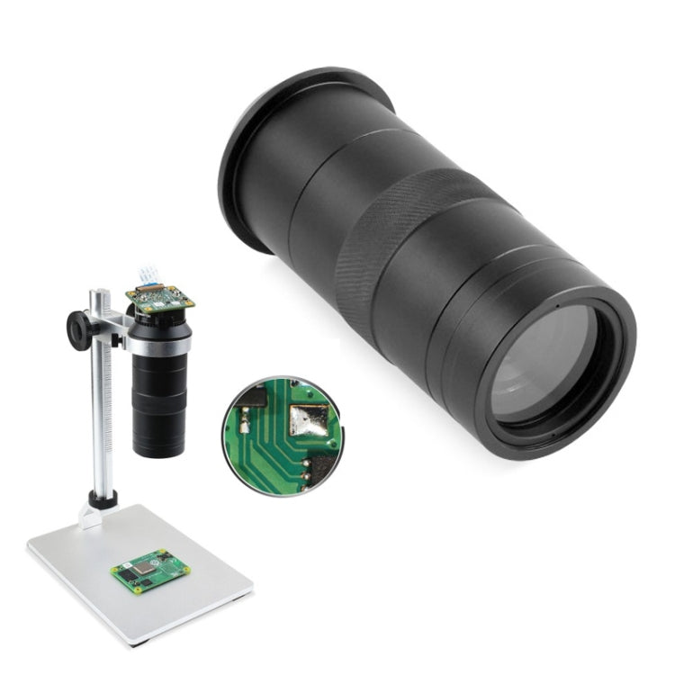 Waveshare 100X Industrial Microscope Lens, C/CS-Mount, for Raspberry Pi HQ Camera(24229) - Modules Expansions Accessories by Waveshare | Online Shopping South Africa | PMC Jewellery | Buy Now Pay Later Mobicred