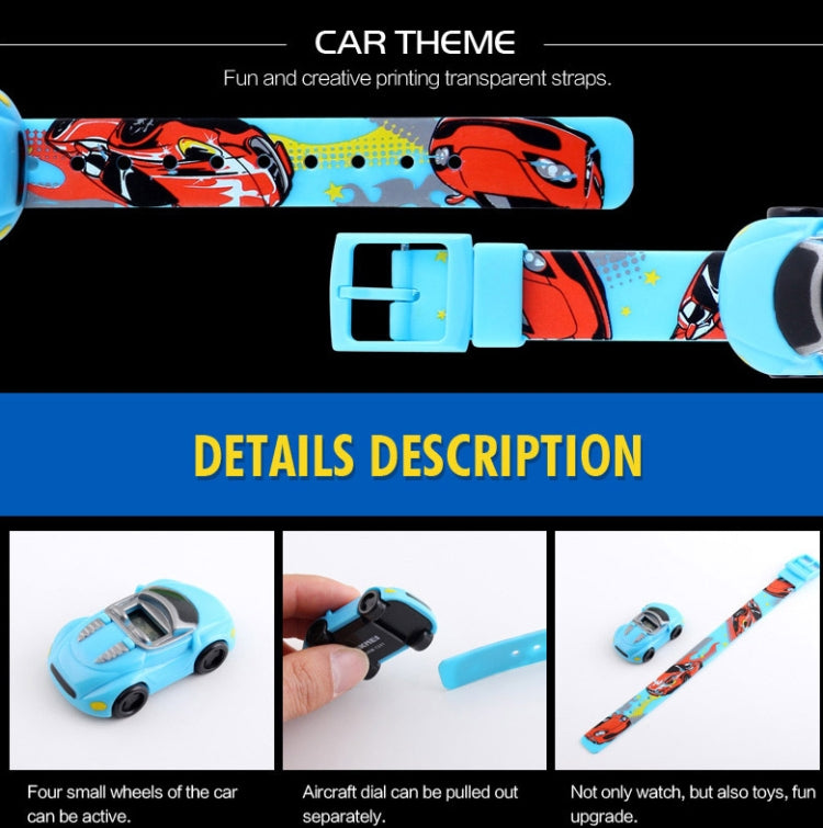 SKMEI 1241 Fashion Cute Cartoon Car Children Digital Watch(Yellow) - Cartoon Watches by SKMEI | Online Shopping South Africa | PMC Jewellery | Buy Now Pay Later Mobicred