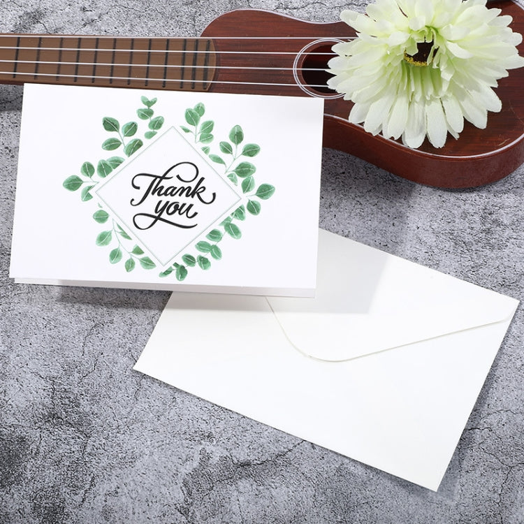 6pcs / Set Thank You Card Creative Half-Fold Greeting Card with Envelope - Envelopes by PMC Jewellery | Online Shopping South Africa | PMC Jewellery