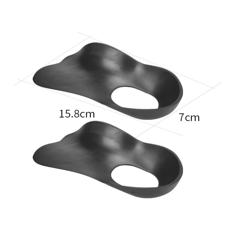 Flat Foot Orthopedic Insole Arch Collapse Support Pad Adult And Child Foot Valgus Orthosis  M (Black) - Corrector by PMC Jewellery | Online Shopping South Africa | PMC Jewellery