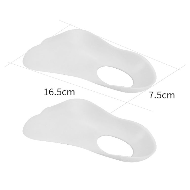 Flat Foot Orthopedic Insole Arch Collapse Support Pad Adult And Child Foot Valgus Orthosis L (White) - Corrector by PMC Jewellery | Online Shopping South Africa | PMC Jewellery