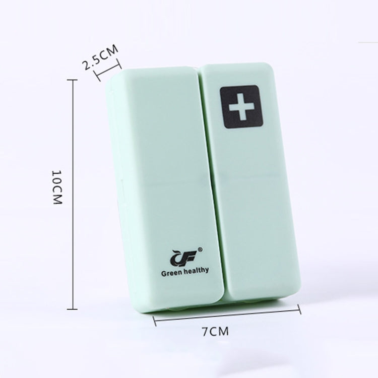Folding Portable Sealed and Dispensing Small Pill Box(White) - free shipping - PMC TechLife - Order now!