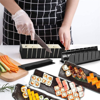 11 in 1 Sushi Mold With Sushi Knife Rice Ball Mold DIY Home Creative Sushi Roll Set - Food Molds by PMC Jewellery | Online Shopping South Africa | PMC Jewellery